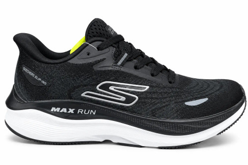 کتونی اسکیچرز زنانه Max Run Slip-Ins مشکی