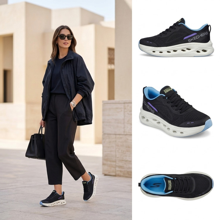 کتونی زنانه اسکیچرز Skechers Max Cushioning Slip-ins
